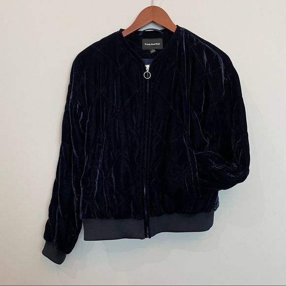 FRANK AND OAK quilted velvet jacket - Picture 4 of 13